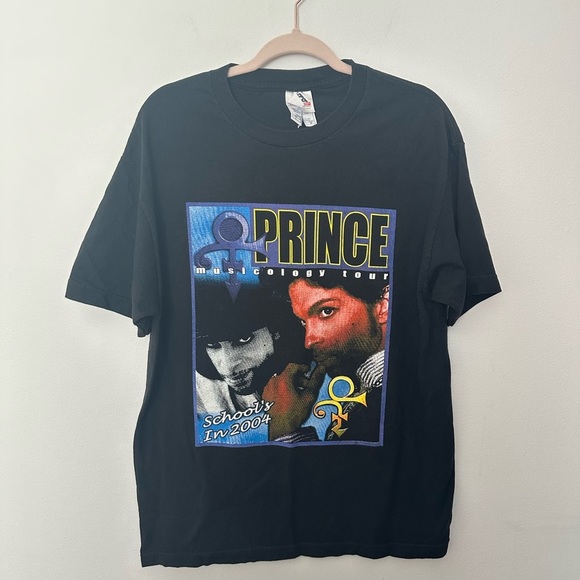 Prince Musicology Tour Schools In 2004 Concert Tee Shirt Band Shirt Y2K Band - Picture 2 of 14